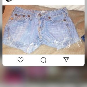True religion shorts
